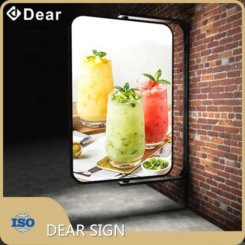 Outdoor Lighted Sign Boxes for Businesses Customized Color by DEAR SIGN 1