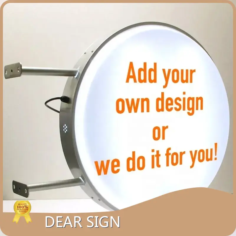 Outdoor Led Light Box Sign Roundfactory Direct Supply 1