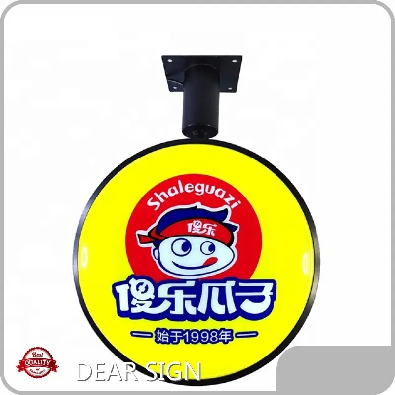 DEAR SIGN Outdoor Sign Box Round Outdoor Sign Boxsupplier 1