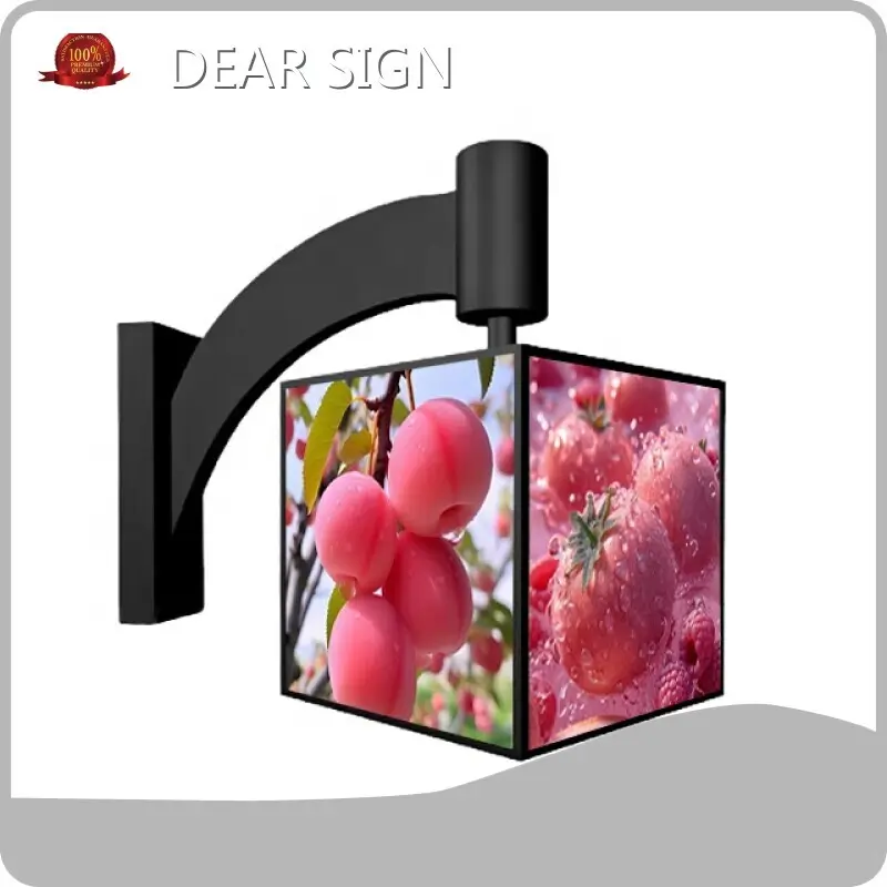 Outdoor Light Box Signs Suppliers Square Customized Colorfactory 1