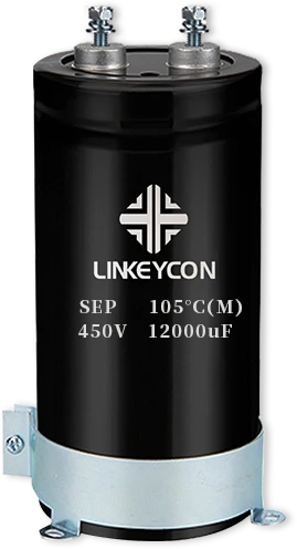 Capacitor parafuso 450V 12000uF para sistemas de controle de motor - Fornecedor confiável Capacitores eletrolíticos de alumínio de alta qualidade 1