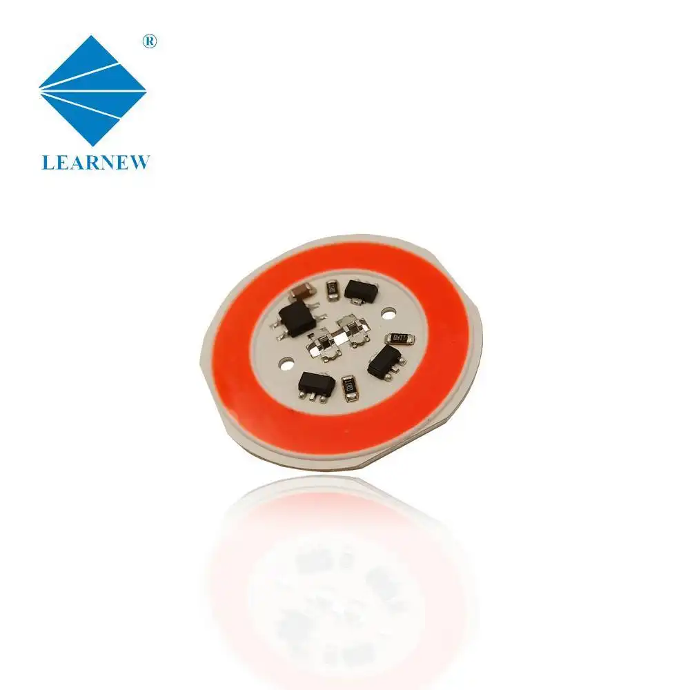 LEARNEW OEM ODM AC COB LED R38mm 380-780nm flip chip ac 220v 10w 1