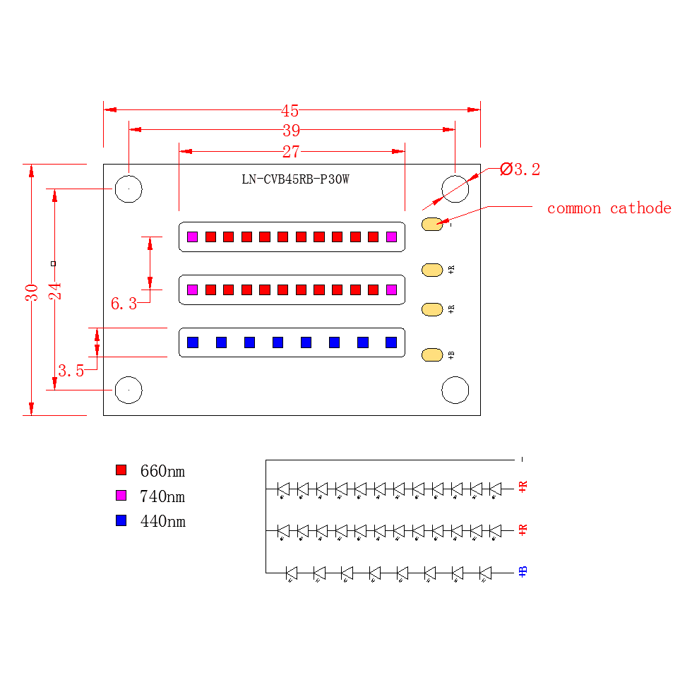 Learnew grow led chip supply for auto lamp 3