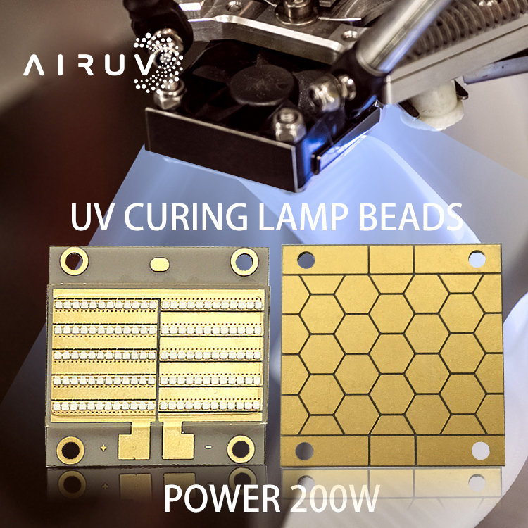 Unterstützung der Anpassung 365-405 nm 3 W 10 W 50 W 100 W 200 W 300 W 400 W UV-Chip SMD UVA-LED Auf LED-UV-Bodenhärtungsmaschine auftragen 4