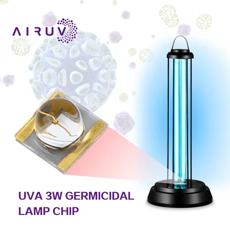 Anpassbare hocheffiziente 3535 UVA-LED-CHIP-Serie, 3 W, 395 nm, 405 nm, UV-LED-Chip-Perlen für UV-härtende Wachstumspflanzung 1