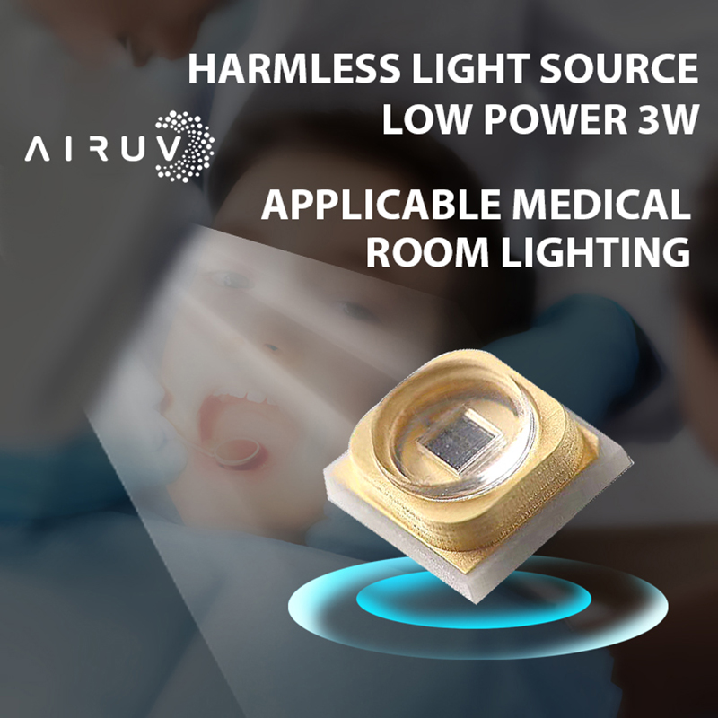 3535 SMD ALN Kupfersubstrate 4040 1 W 0,5 W 250–260 nm 260–270 nm 270–280 nm 220–235 nm UVC-LED 5