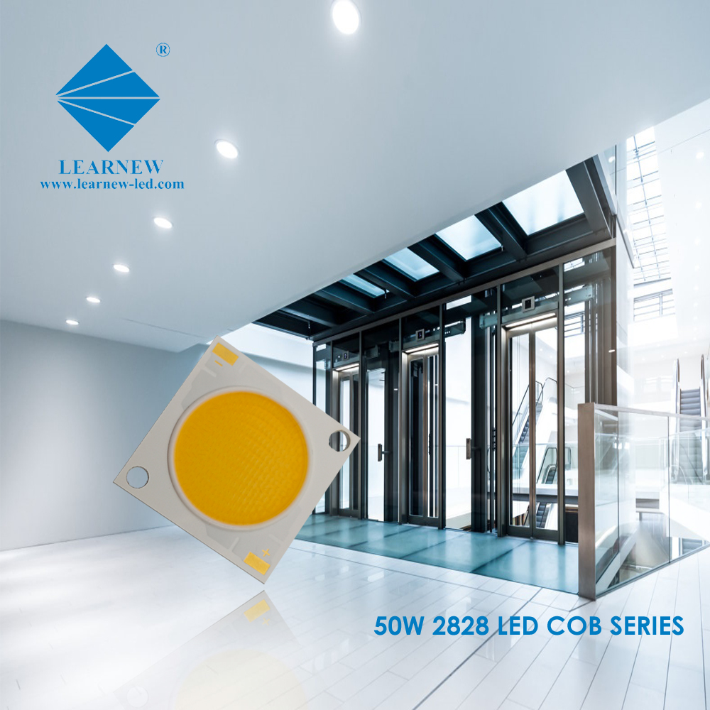 Fabrik-Direktverkauf 45W-55 40W-75W COB-LED-Chip mit guter Stabilität 2828 2700K-6500K CRI ist verfügbar 70/80/90/95 LED-COB-Chip 4