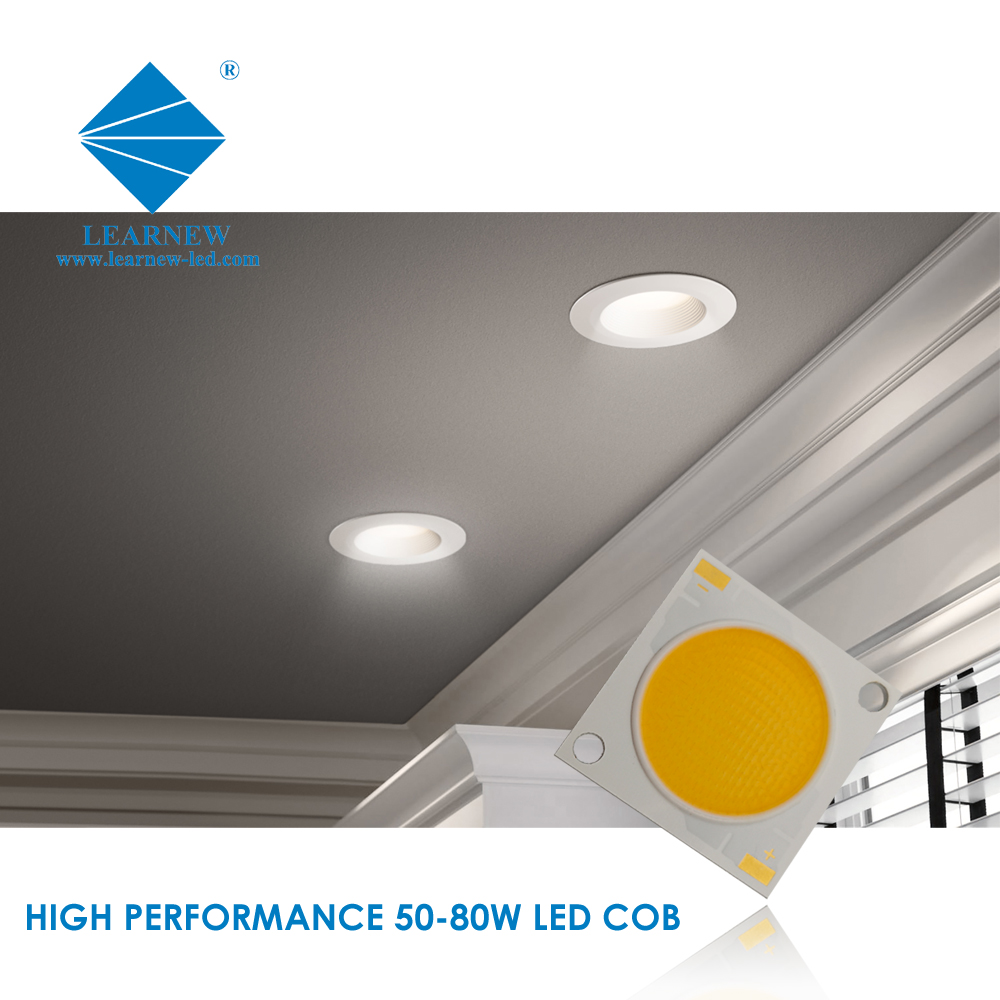 Fabrik-Direktverkauf 45W-55 40W-75W COB-LED-Chip mit guter Stabilität 2828 2700K-6500K CRI ist verfügbar 70/80/90/95 LED-COB-Chip 5
