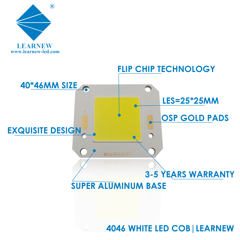 High Power 40W 60W 80W 120W 150W 4046 30V White Full Spectrum COB LED Chip For Downlight Outdoor 4
