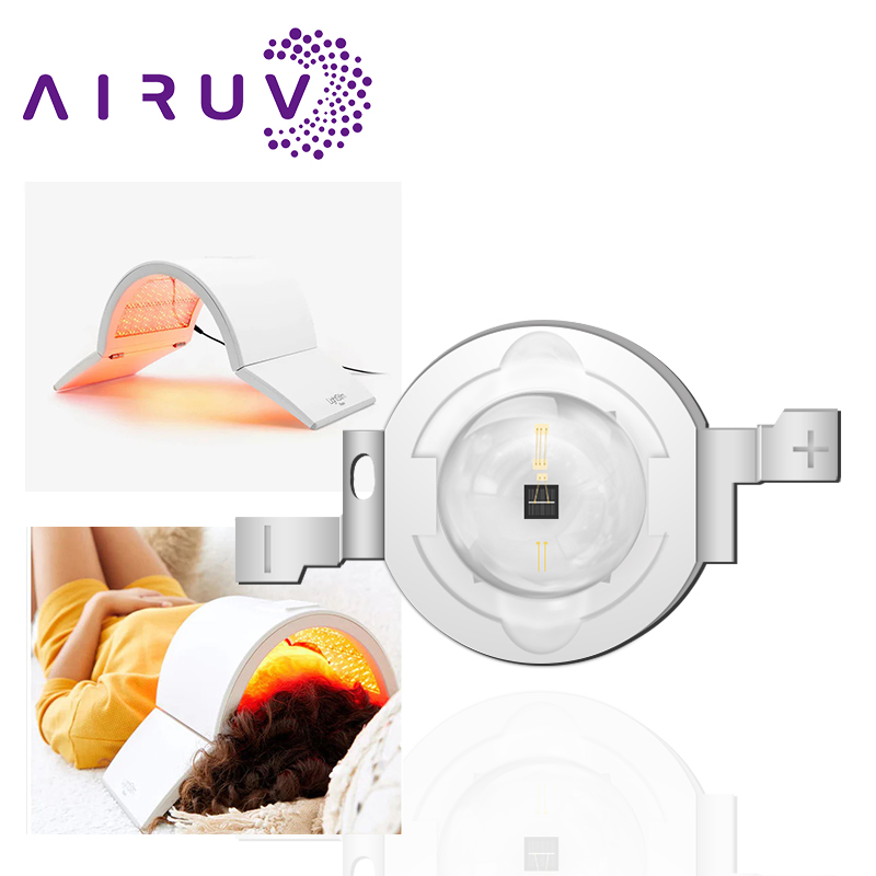 LEARNEW 2 W roter IR 620 nm, 840 nm und 520 nm Hochleistungs-LED-Chip für Rotlicht-3D-Druck 3