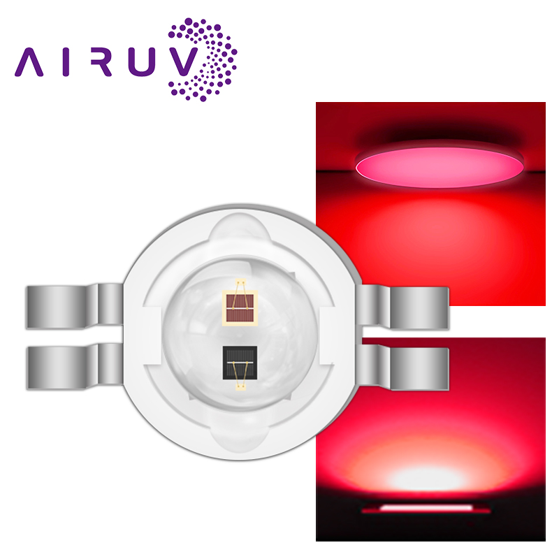 High Power Led 2W 470nm 480nm 620nm 630nm Red SMD LED Chip For Grow Light 4