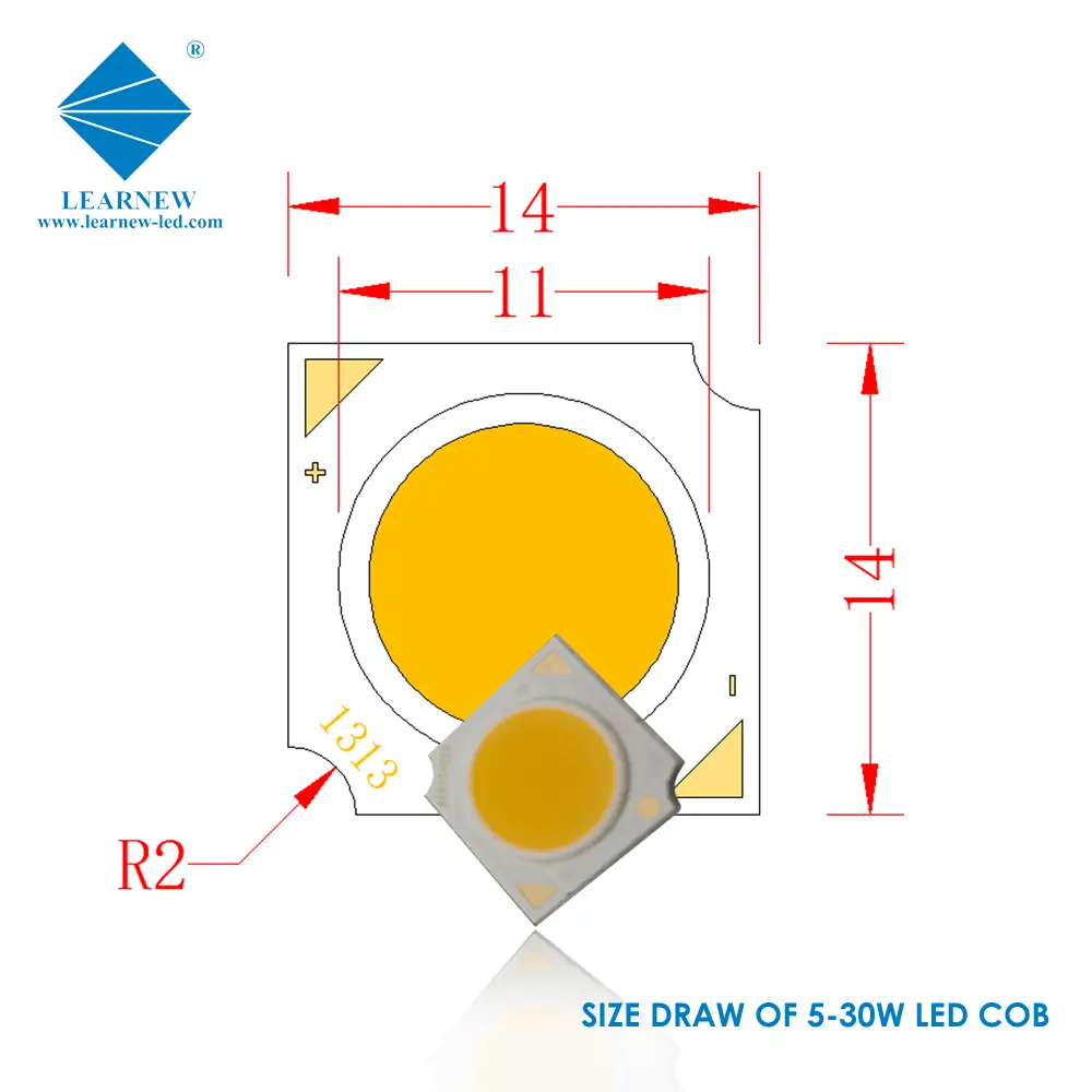 Learnew Free samples 1414 2700-6500K 10W 15W 30W 35-38V AF COB LED chip for LED tracking light LED wall lamp 1