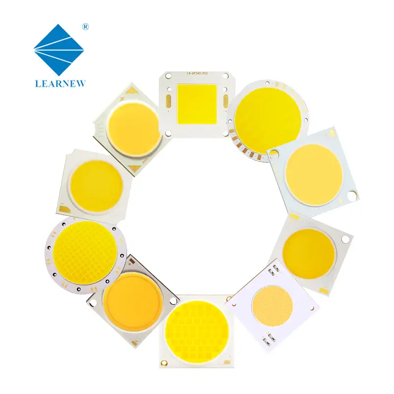 LEARNEW Factory Outlet 6W 9W 5W 10W 15W 30W 35W 50W 60W 2700k 6500k High Power COB LED Chip 1