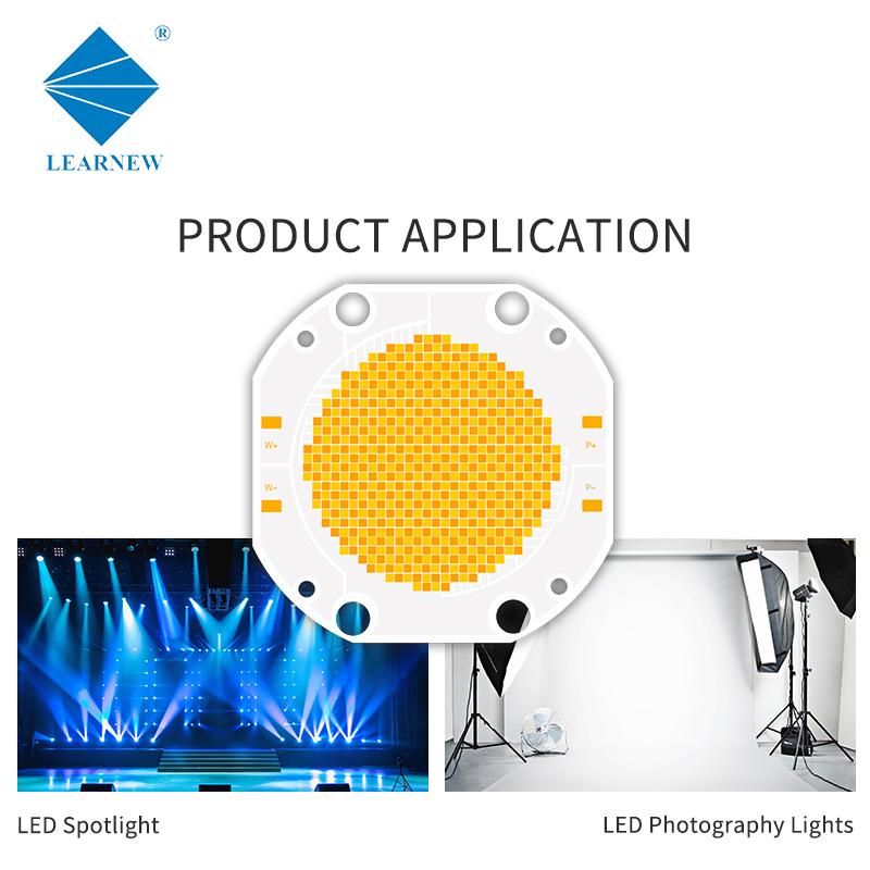 600w+600w Dual Color Cob Led Chip 7575 Dimmable 2700-6500k 54v 60v For Photography Light 4