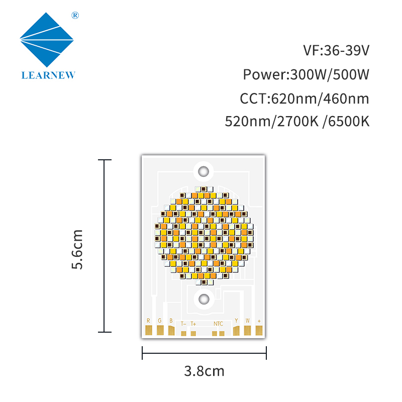 3856 Cob Led Chip Rgbww 300w 500w 36v 39v Cri95 For Photography Lights Stage Lights 2