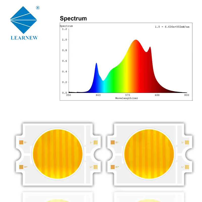 4055 Dual-color COB LED chips Source factory 100W+100W 200W+200W 2700K 6500K For Photographic light 1