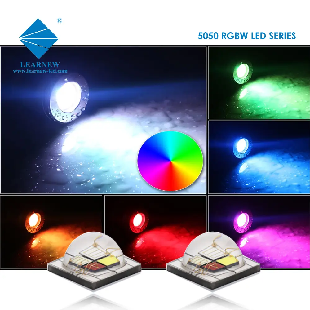 RGBW High Power SMD LED CHIP 12w 5050 Ceramic SUBSTRATE For Stage Light 1