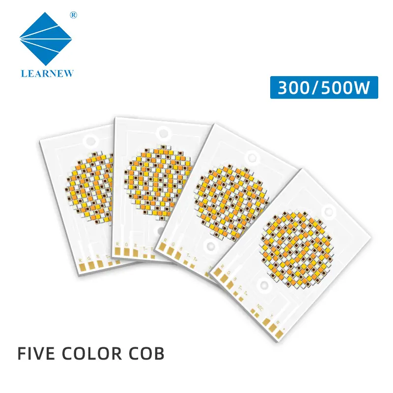 High bright 300w Five Color COB LED Chip 2700k-6500k 1
