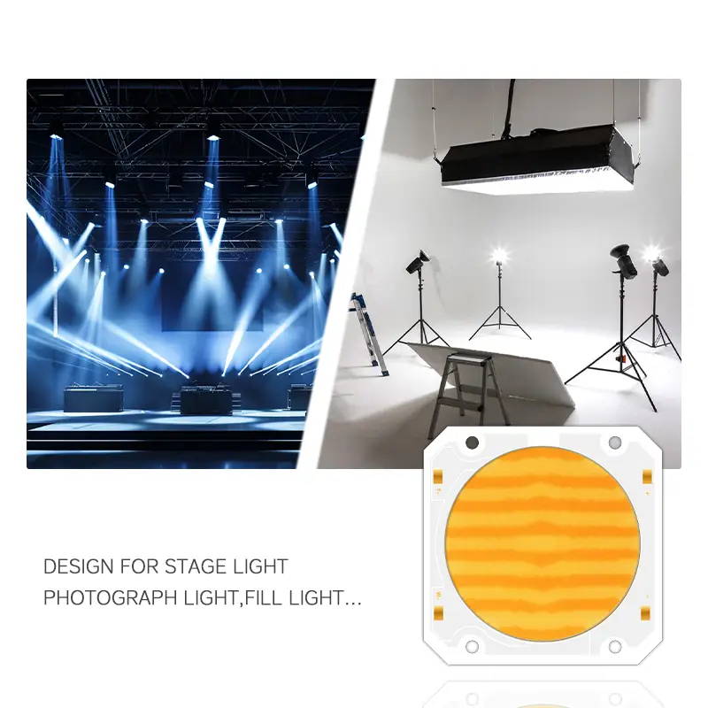Werkseitig kostengünstiger zweifarbiger Cob-LED-Chip 6060 Dual CCT 2700K 6500K Cob-Chip Hochleistungs-300W*2 LEDs 1