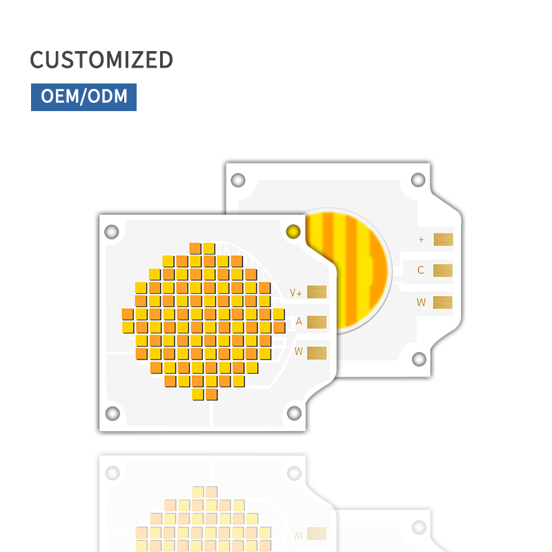 Zweifarbige LED-Chips der Serie 3538, 50 W + 50 W, 200 W + 200 W, Hochleistungschip 2700 K, 6500 K für Fotolicht 1