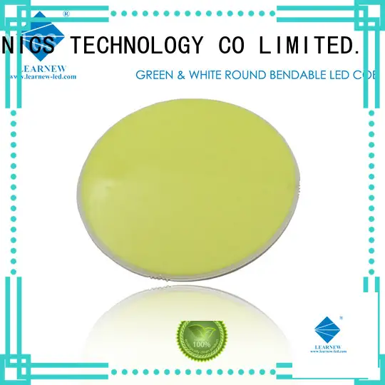 flip chip technology flexible view angle 9w R50mm size 3.0-3.4v green flexible led cob for led magic light 1