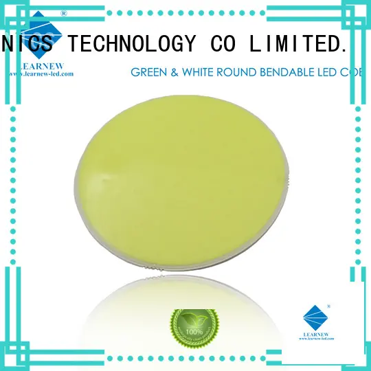 flip chip technology flexible view angle 9w R50mm size 3.0-3.4v green flexible led cob for led magic light 1