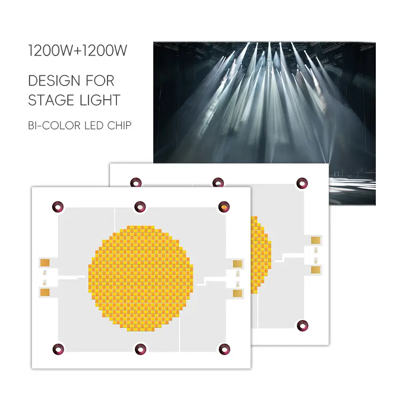 Hocheffizienter LED-Chip 120100, Größe 2700 K, 6500 K, 1200 W, Flip-Chip-COB-LED-Lampenperle für Fotolicht 1
