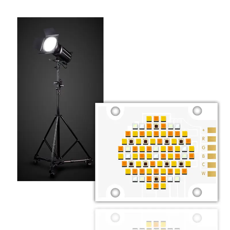 4050 RGBCW COB LED 180W Chips RGBCW+2700K+6500K 5 Colors in 1 for Photography Lights 1