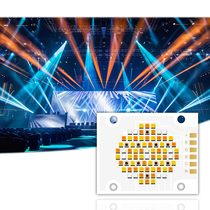 4050 RGBCW COB LED 180W Chips RGBCW+2700K+6500K 5 Farben in 1 für Fotografielichter 2