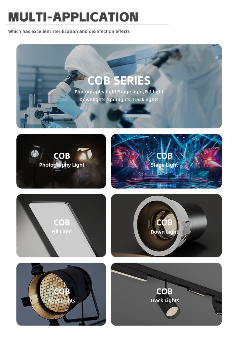 300W High Power COB LED 6060 195-205V COB LED CHIP 2700-6500K 90RA 95RA+ COB-LED-Chips 6