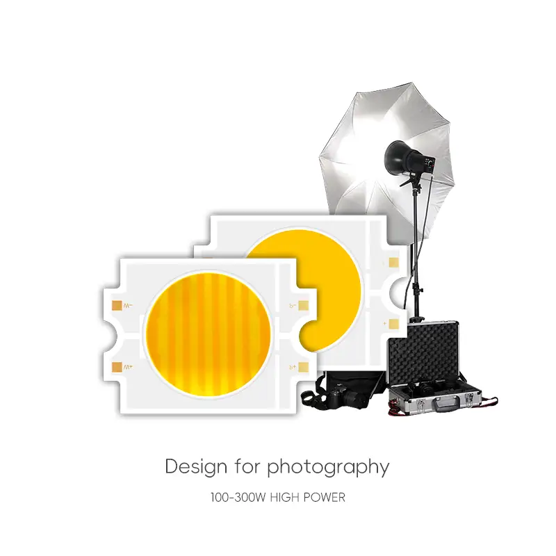 4055 Bi-Color 2700K 6500K High Power 300W+300W COB LED Chip Module for Photography Lamp 1