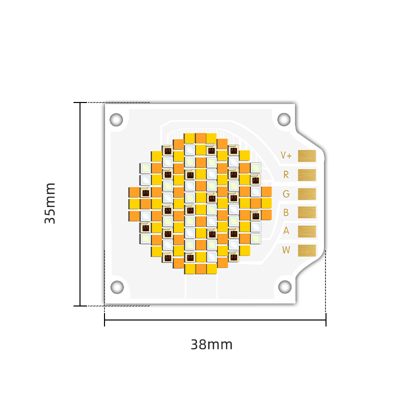 Factory Outlet COB LED Chip 3538 Five Color COB LED Chips 250W-350W 90-140lm/w 35*38MM LED Photograph Light With Fast Shipments 3