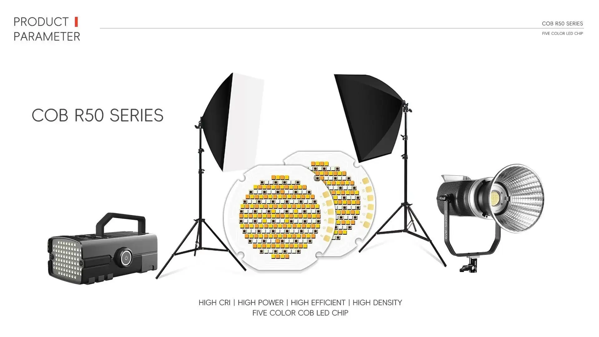 Constant Voltage 42V-46V Five Color COB LED Chips 2700K+6500K High Power 300W 700W COB LED 5050 1