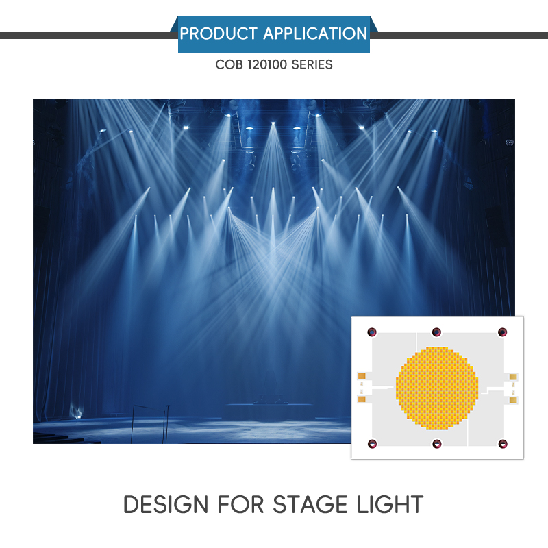 High Power 1200W CRI>95 6500K Copper Board Good Heat Dissipation Led Cob Chip Used in Photography Light/ Video Light 11