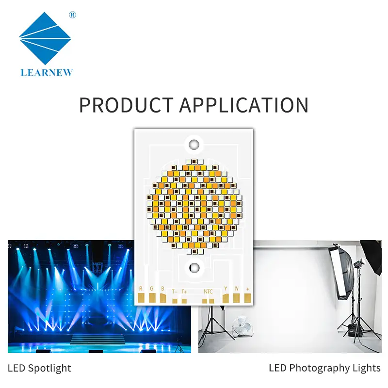 3856 SIZE Movie Lights Stage Lights 300W COB Chip CRI95 500W 2700K 6500K RGBCW RGBWW Dimmable CCT COB LED Factory OEM ODM 1
