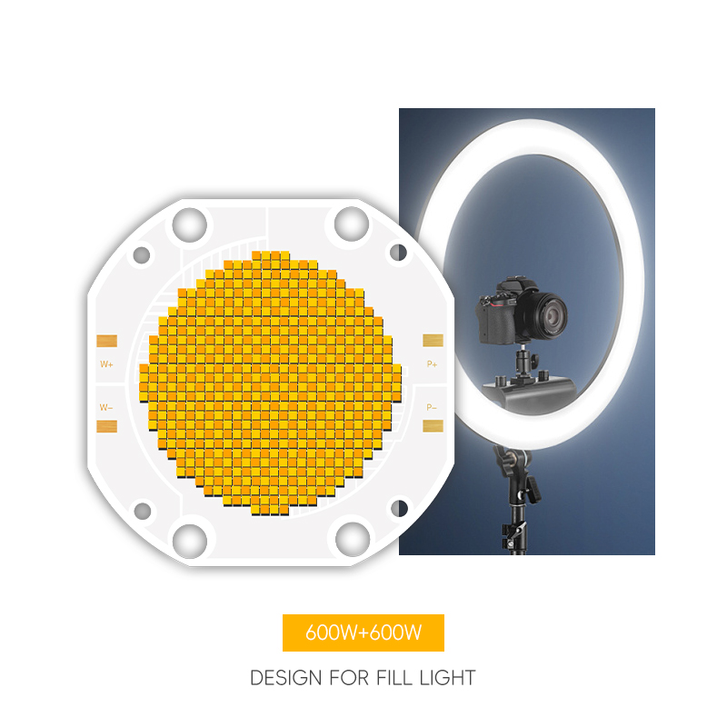 600W RGBWW Flip Chip Factory Customization High Out Put COB Led Chip 2