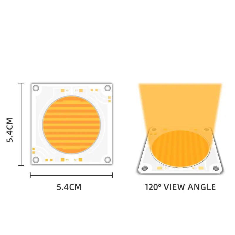 High CRI 97Ra Cob 5454 Dual Color 150w 200w 57-62V/70-74V Led Chip for Photography lamp 1