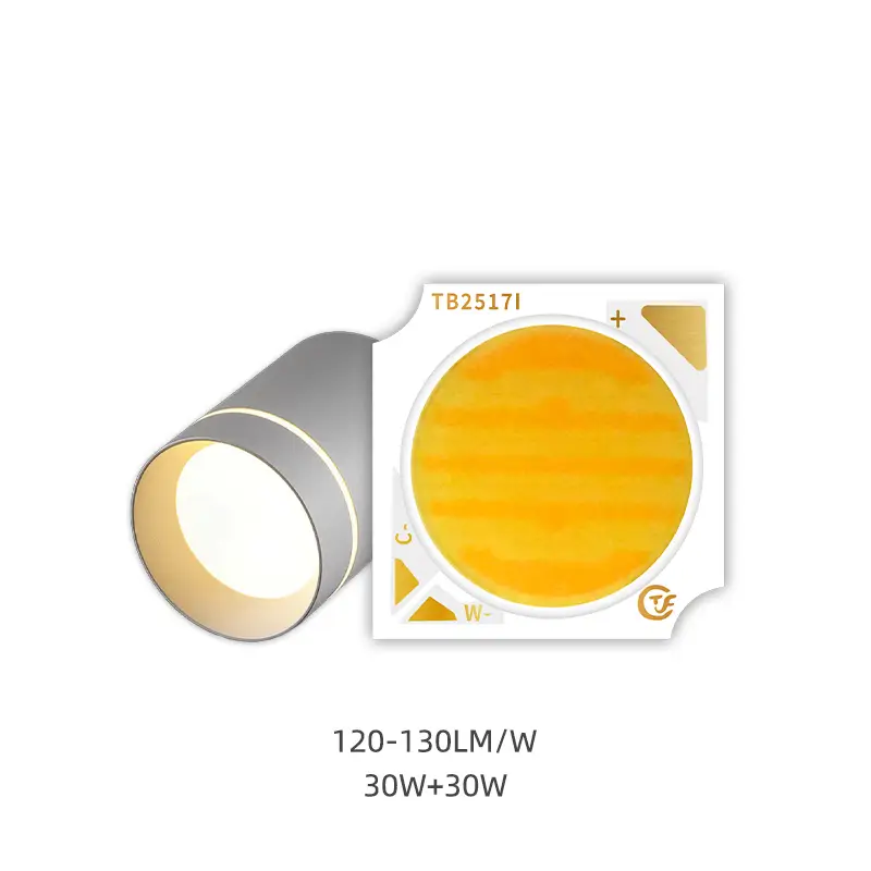 High Quality CRI90 COB LED Chip Bicolor Tunable Color 36+36w 24+24w 2700-6500K COB Chip Downlights Spotlights 1919 Size 1
