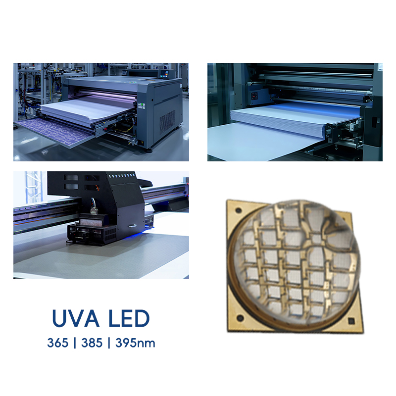 UV-LED-Modul UVA 1616 Learnew UVA-Tintenstrahldrucker, hohe Dichte, hohe optische Leistung, 33500–50000 mW, 365–385 nm, 395 nm, 48–54 V, 100 W 2