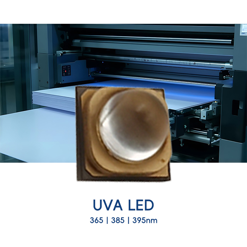 Hochleistungs-UVA-LED-Chip (3 W, 365 nm, 385 nm, 395 nm, 405 nm, RGBWA) für UV-Härtung, Tintenstrahlhärtung und LED-Pflanzenanbau 2