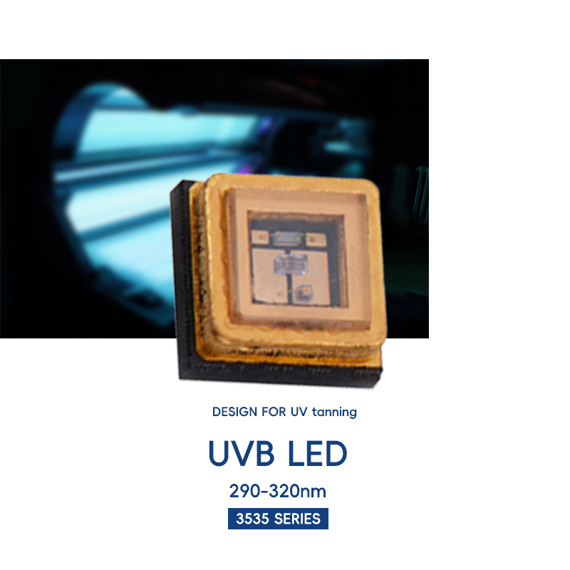 0,5W 3535 290-315nm UVB LED COB für die Kalziumergänzung bei Tieren, medizinische Behandlung und Pflanzenwachstum 2