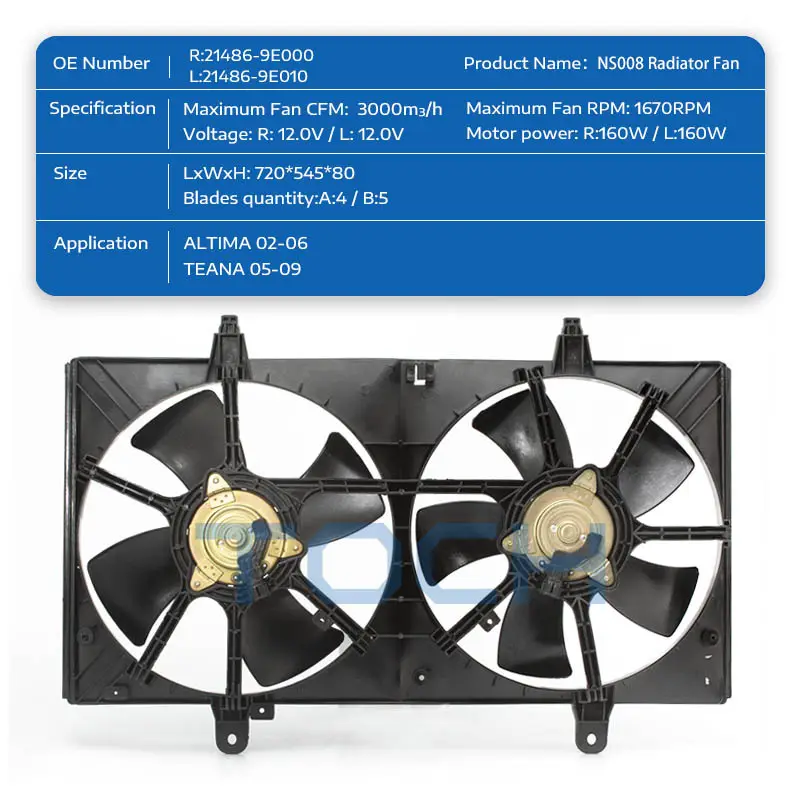high-quality engine cooling fan manufacturers for car 2