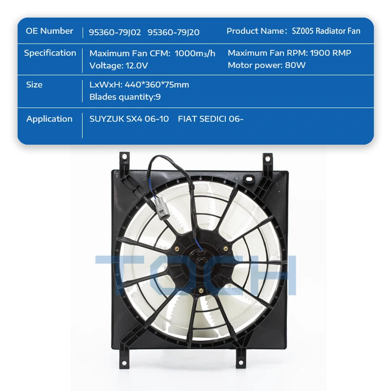 hot sale suzuki cooling fan factory for suzuki 2