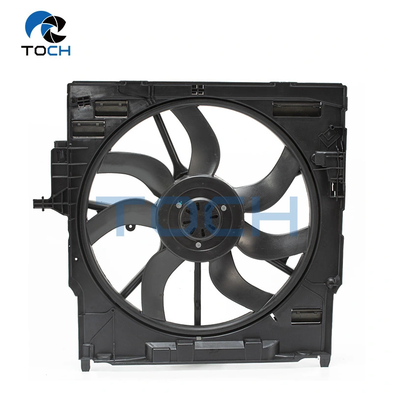 Vehicle 600W Radiator Fan Housing With Fan 17427634467/17428618241 For BMW X5 1