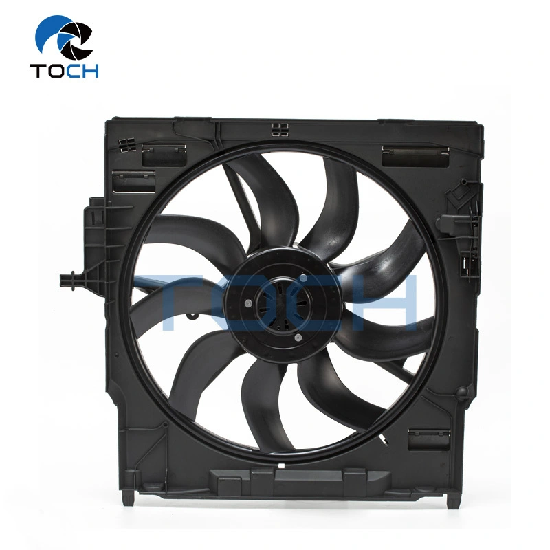 TOCH 850W Condenser Brushless Radiator Fan 17428618242 /17427634471  /17427616104 For BMW X5 1