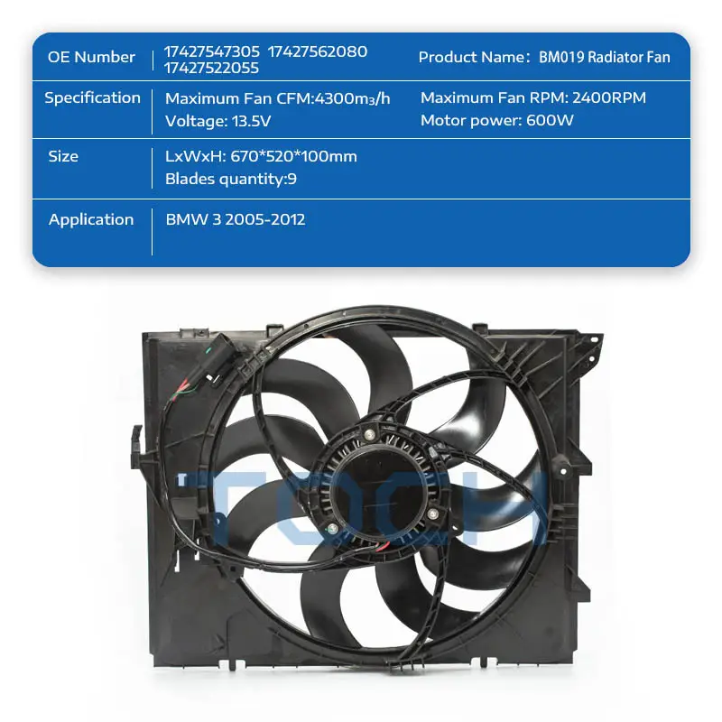 latest engine radiator fan supply for engine 2