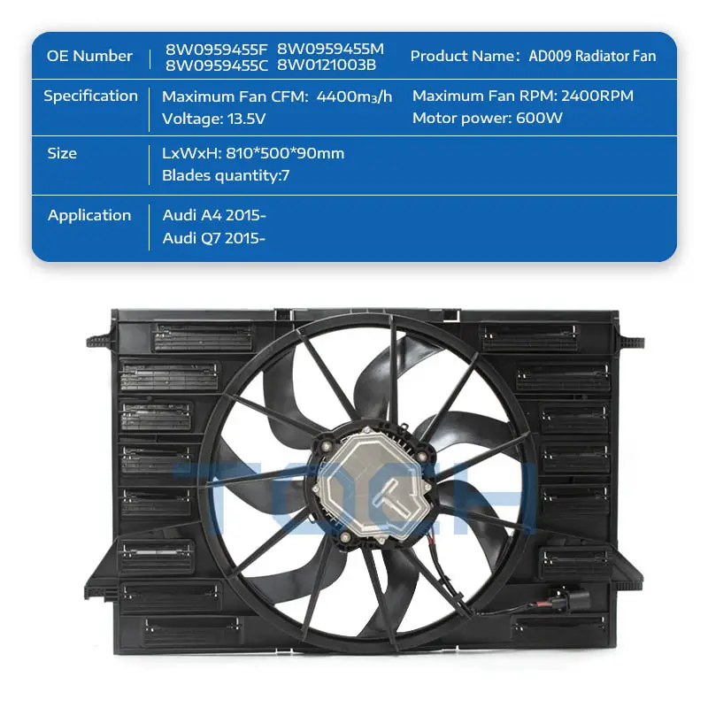 oem radiator fan for engine 2