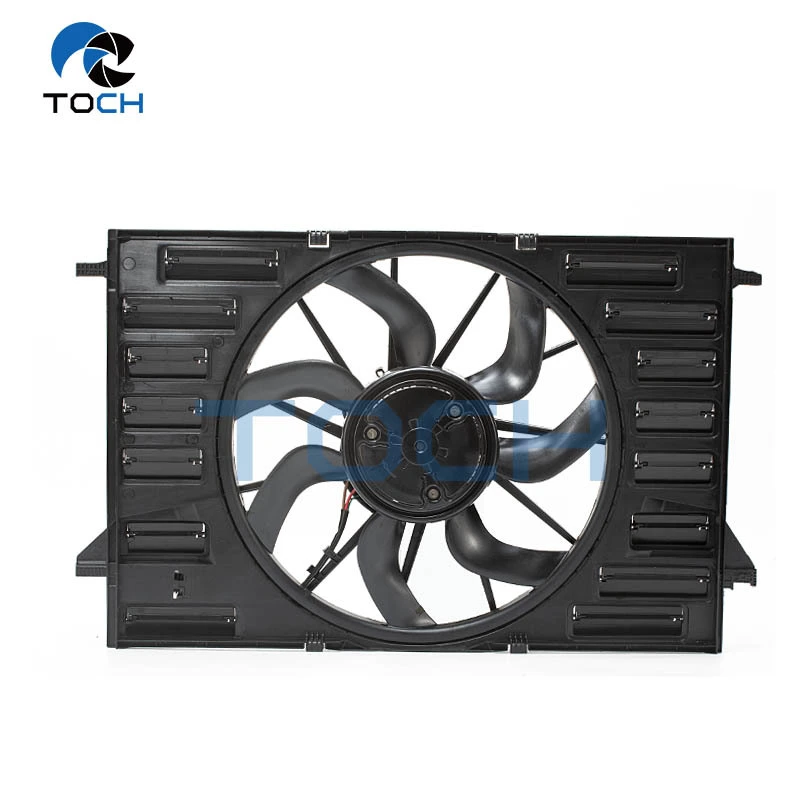 Single Curved Blades Cooling Fan Assembly 8W0959455F /8W0959455C /8W0959455M /8W0121003B For Audi A4/Q7 1