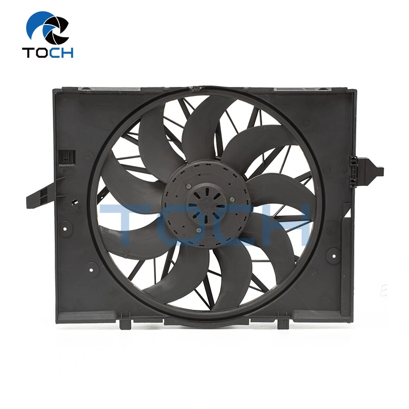 Single 9 Blades 13.5 Volt Engine Cooling Fan Assembly 17427543282 For BMW 5 Series 1