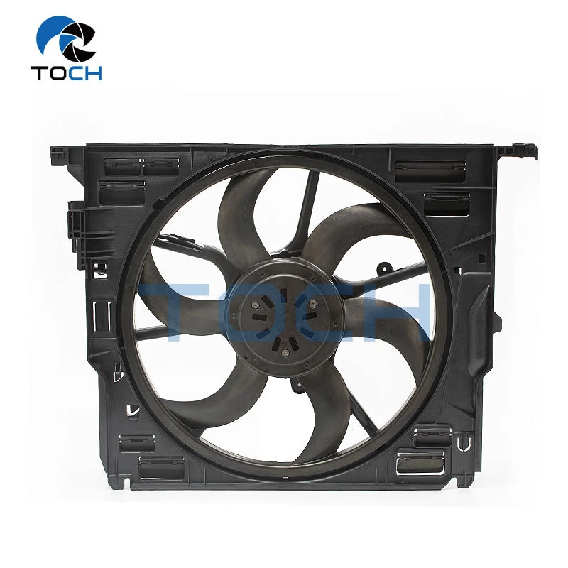 OE Number 17428509740 Engine Radiator Condenser Fan Assembly For BMW 5 1